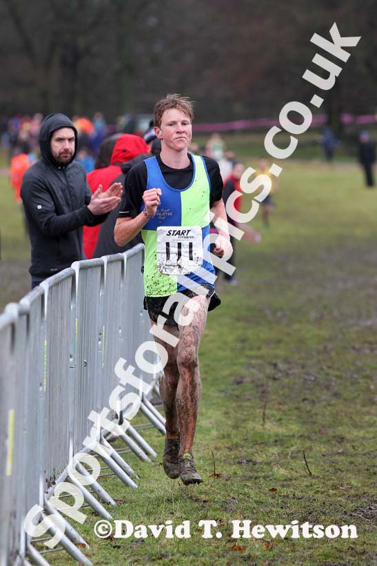 Michael Vennard (Vale Royal)  under-20 mens Northern Cross Country Champs, Knowsley Safari Park. Photo: David T. Hewitson/Sports for All Pics